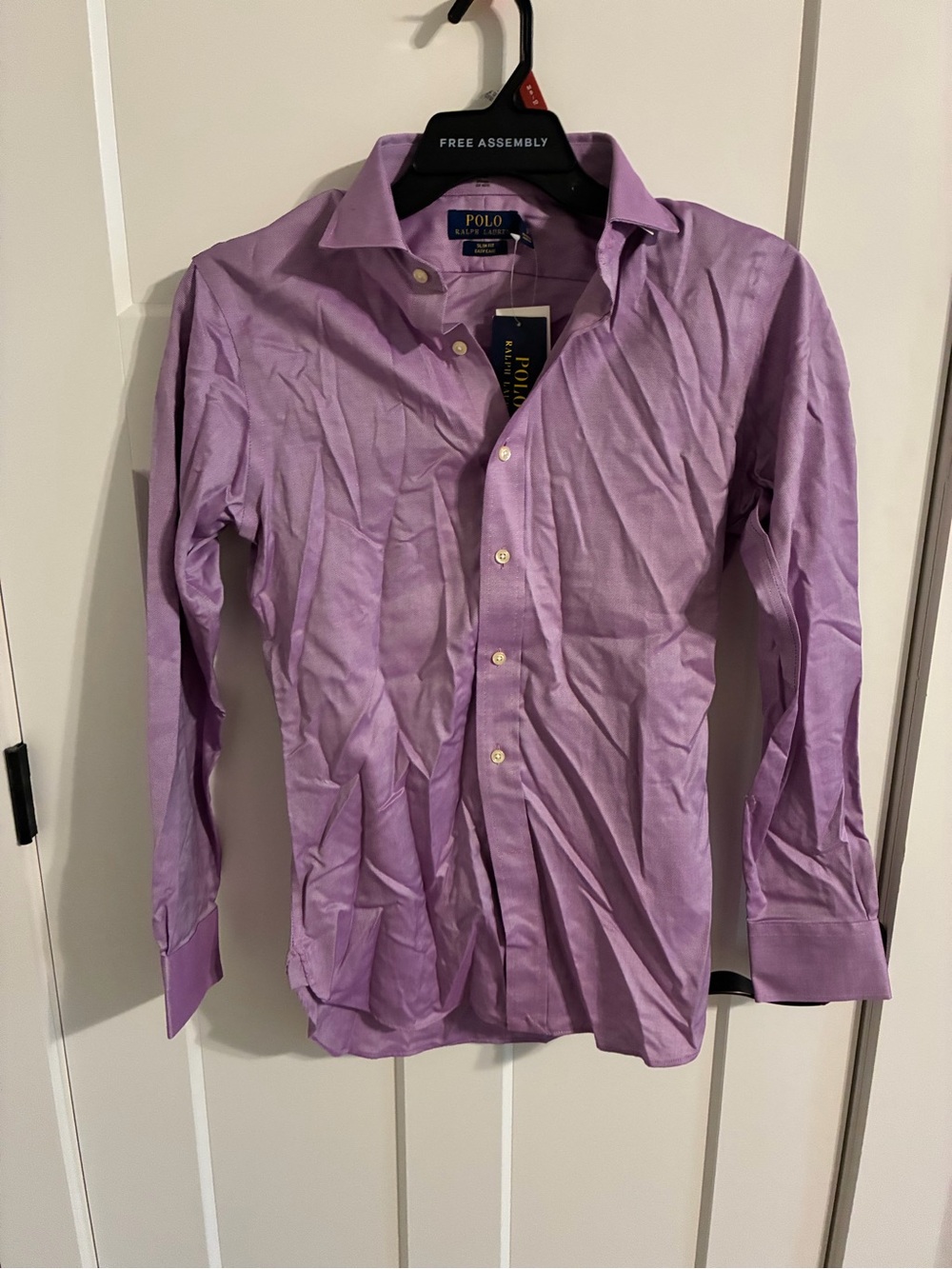 Ralph Lauren Purple Button-Down Dress Shirt